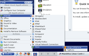Mandriva Menu