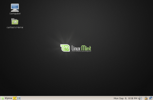 Mint Default Desktop